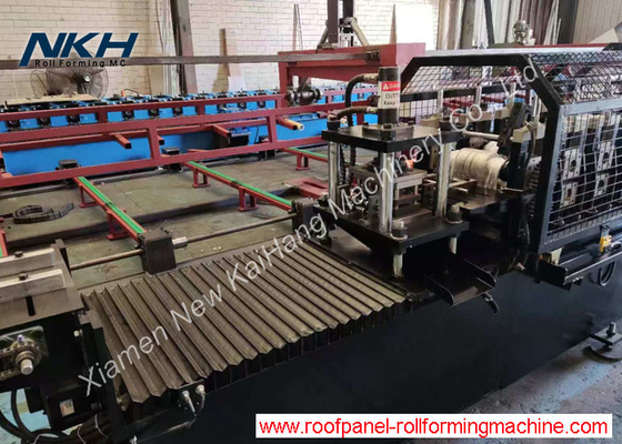 C68 Roll Forming Machine with Non Stop Punching, Printing&Cutting Connection Parts for Metal Buildings