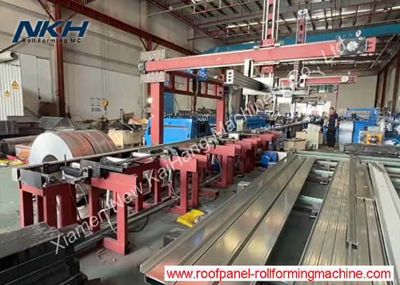C76-200 Purlin Automatic Changing  Automatic Stacking Roll Forming Machine
