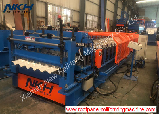 주문 Tile roll forming machine, step tile, metal tile, roofing tile, semi-round online manufacture