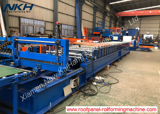 주문 1000mm-1250mm 노러브 패널 롤 포밍 머신 online manufacture