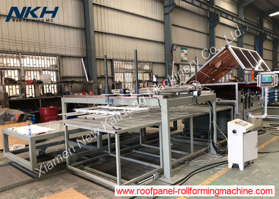 금속 시트 보조 장비 0.4-1.0mm 강철 코일 슬리 팅 머신